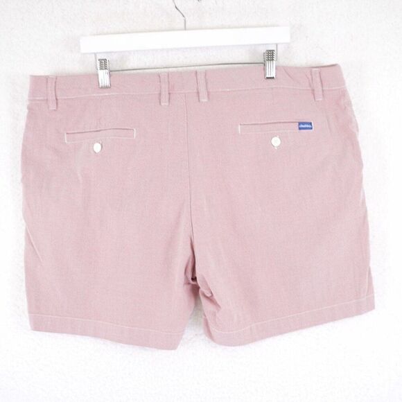 Chubbies Pink Chino Shorts 41/5.5 Mid‎ Rise Zip + Drawstring Tagged 40 - Picture 2 of 6
